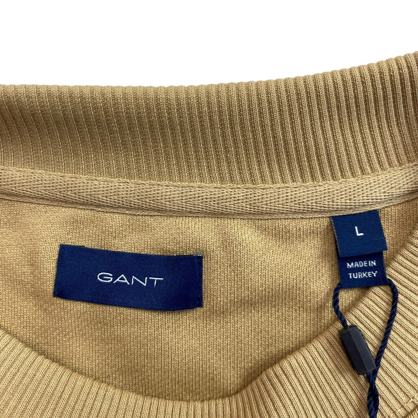 GANT Brown Icon G Essential Crew Neck Sweater Jumper Taille L