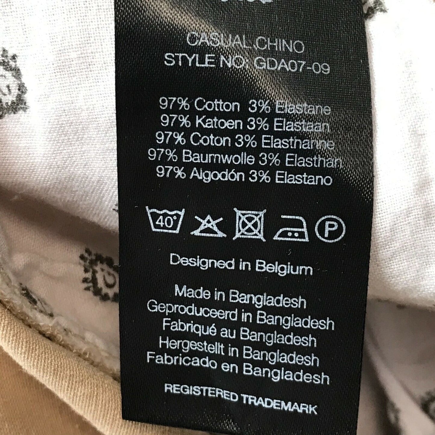 GOUT D'ANVERS Damen-Chinohose in Skinny-Fit, Braun, Größe W26 L32