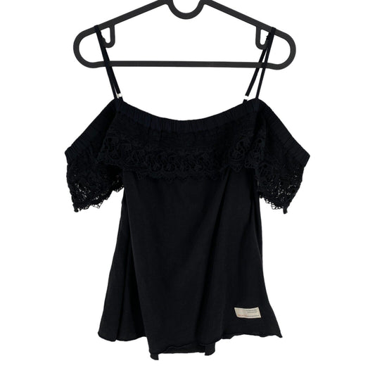 ODD MOLLY Women Black Singoala-la Top Size 2 / M