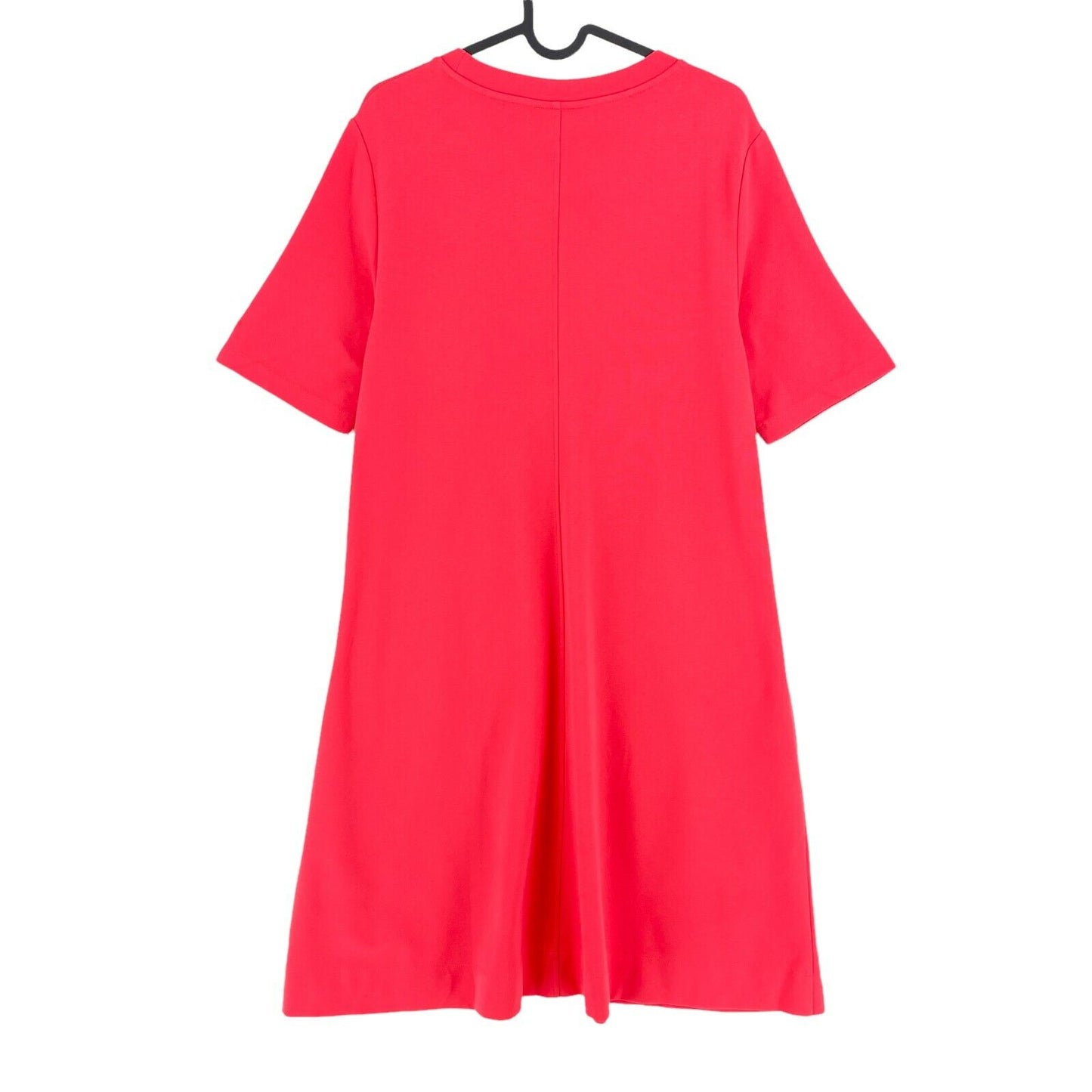 GANT Red Crew Neck Jersey A Line Dress Size M