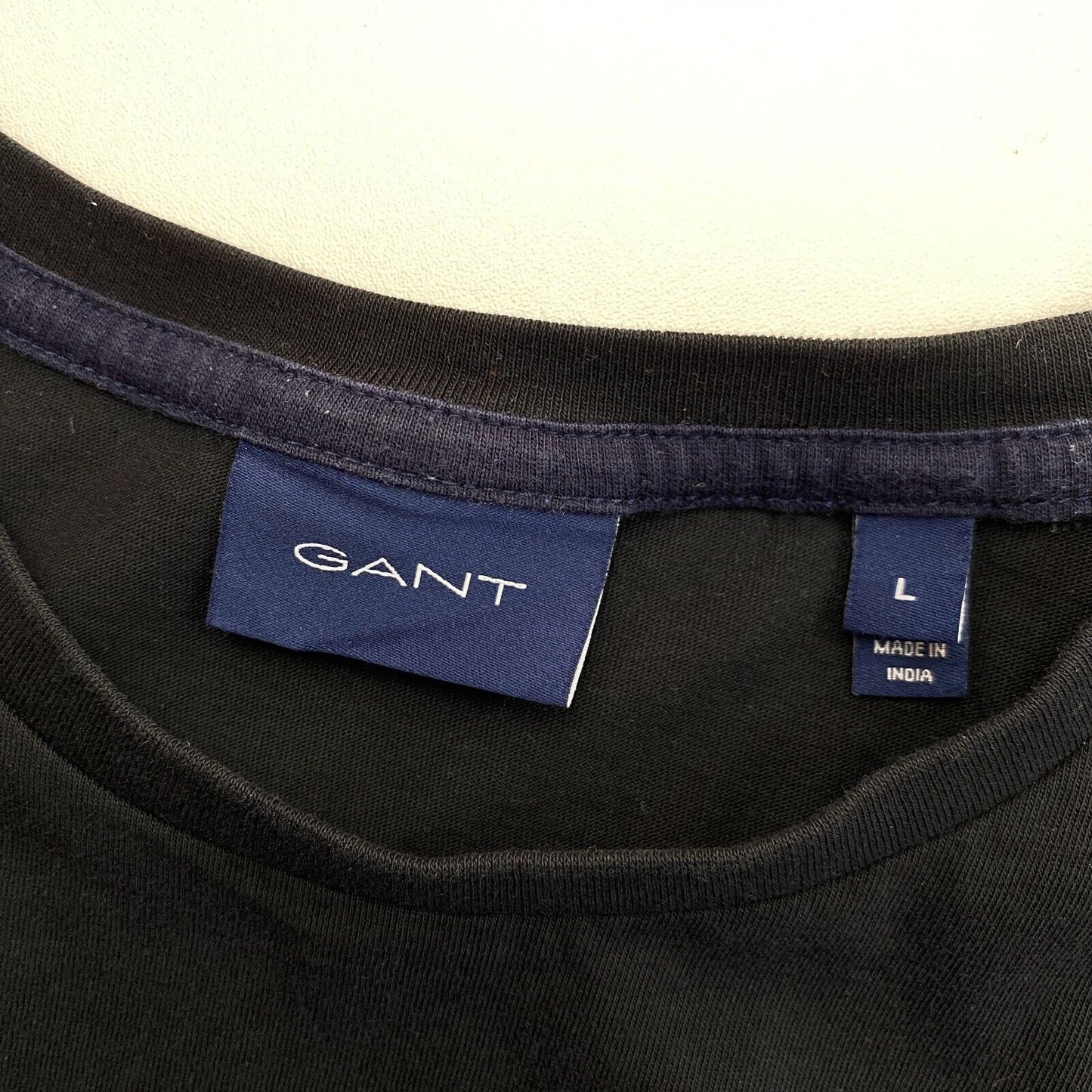 GANT Black Archive Shield Crew Neck Short Sleeves T Shirt Size L