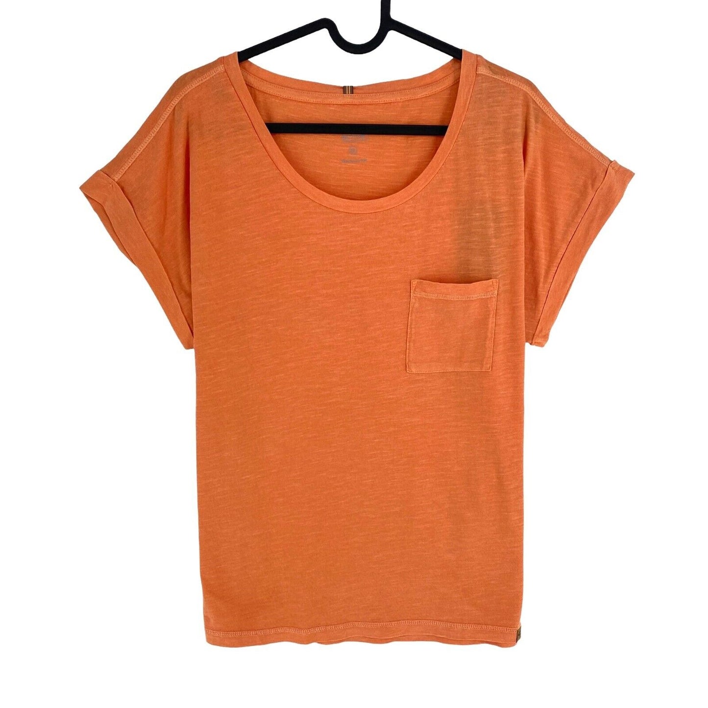 Camel Active Women Orange Crew Neck Short Sleeves T Shirt Size XL