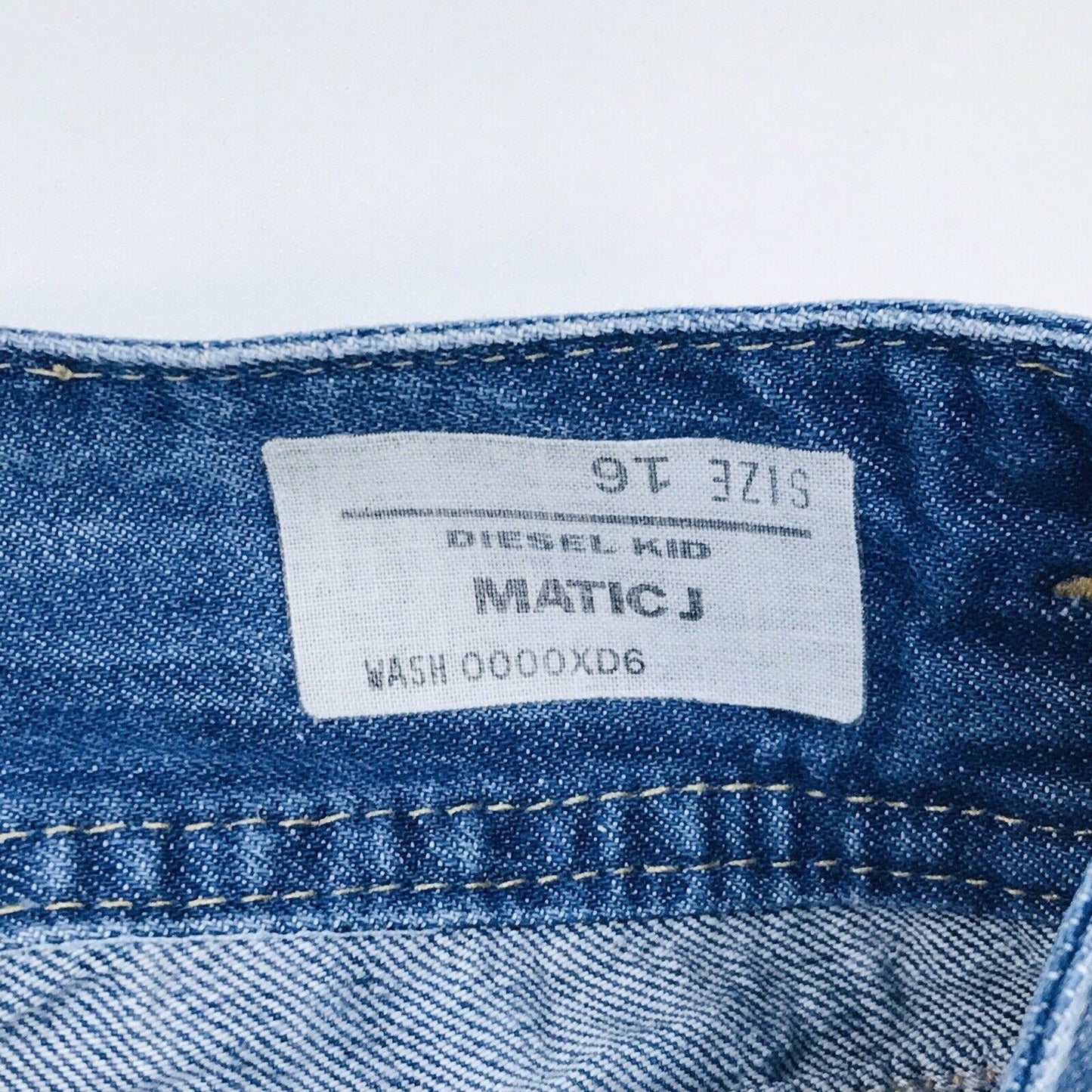 Diesel Kid MATIC J Girls Teen Blue Skinny Fit Jeans 16 Years W30 L34