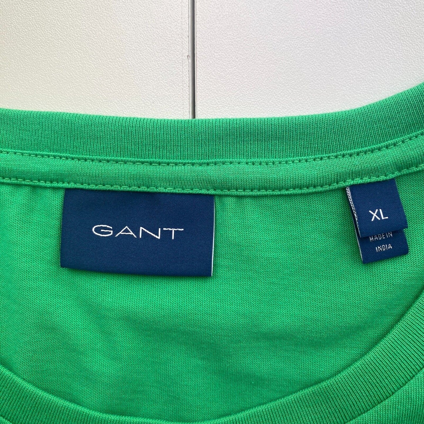 GANT Men Mid Green Retro Shield Crew Neck Short Sleeves T Shirt Size XL