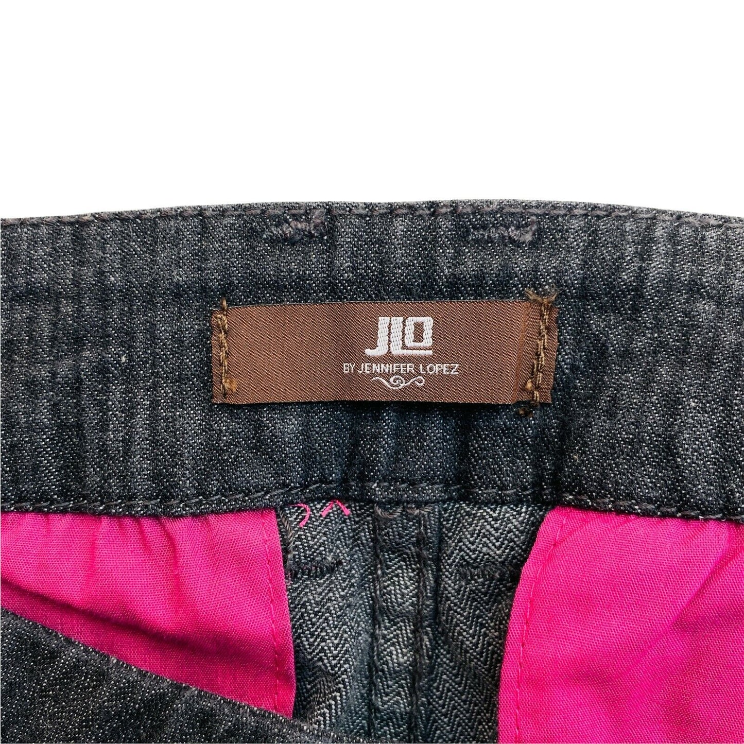 JLO By Jennifer Lopez Dark Grey Corduroy Boot Cut Jeans Size W26