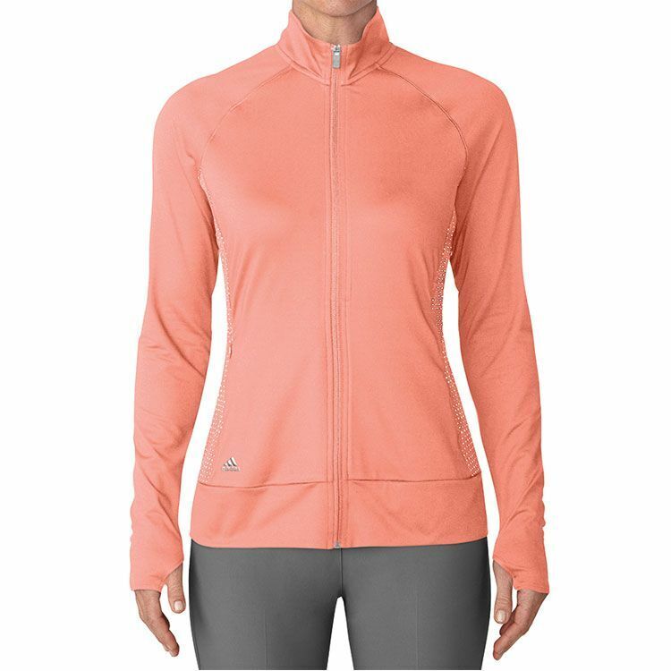 Adidas Golf Range Wear Rose Full Zip Track Jacket Taille M