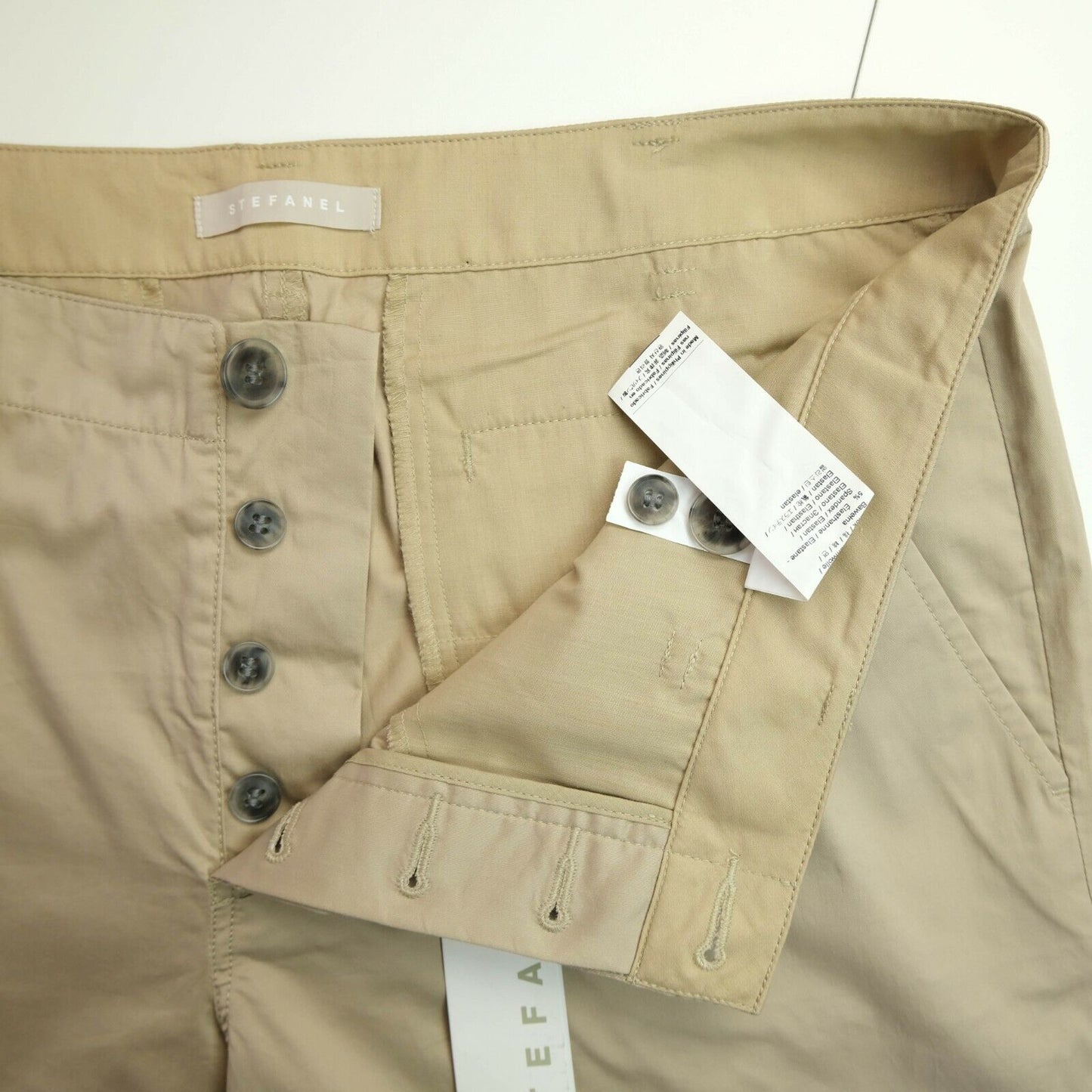 STEFANEL Light Brown Chino Trousers Pants Size EU 42 UK 14 US 12