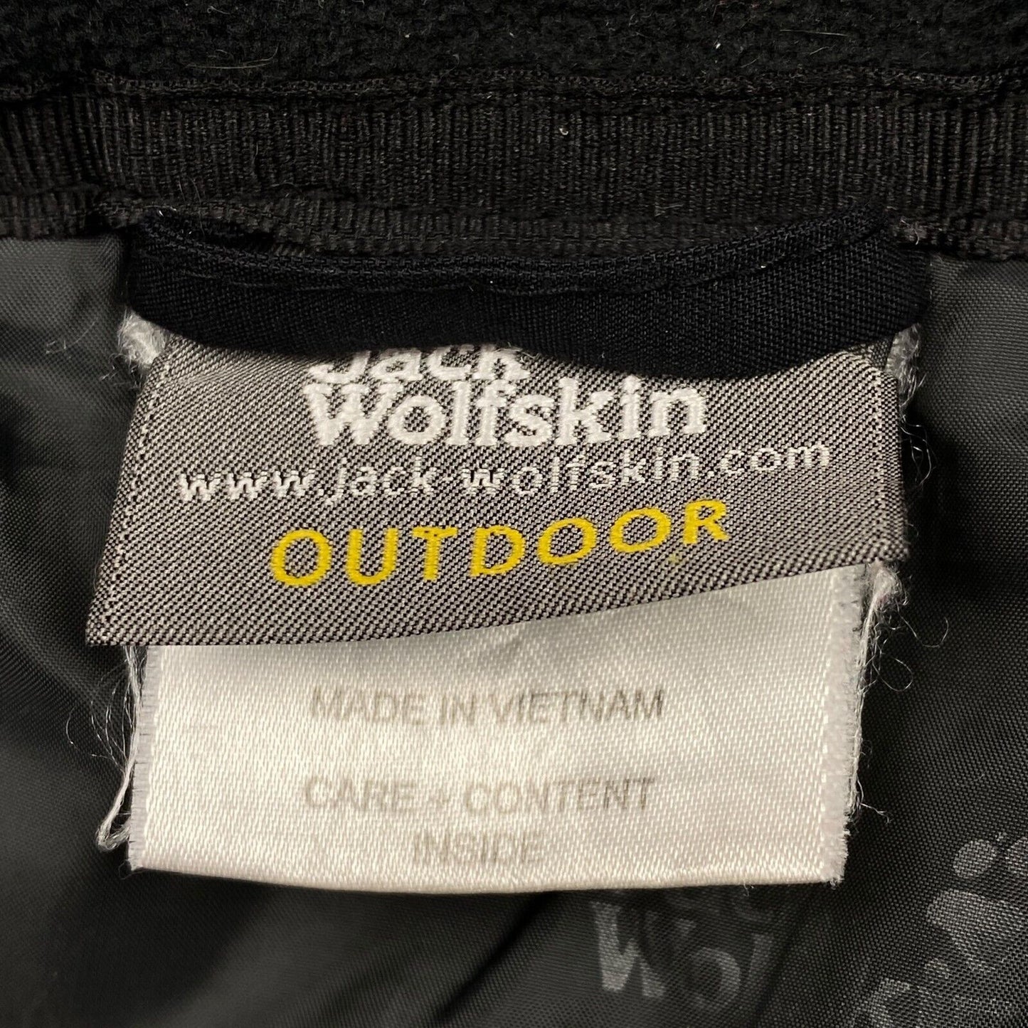 Jack Wolfskin Softshell Stormlock Black Jacket Coat Size XL