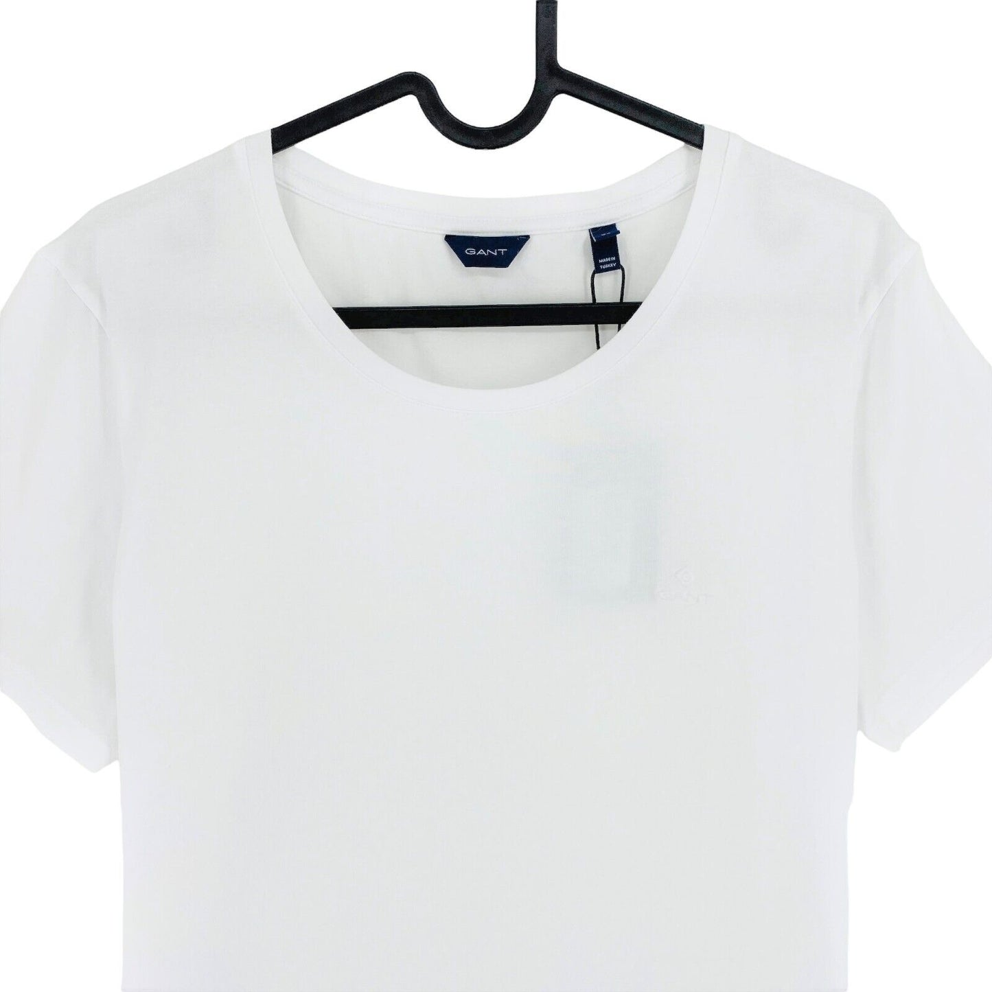 GANT White Ctn/Ela Crew Neck T Shirt Size XL