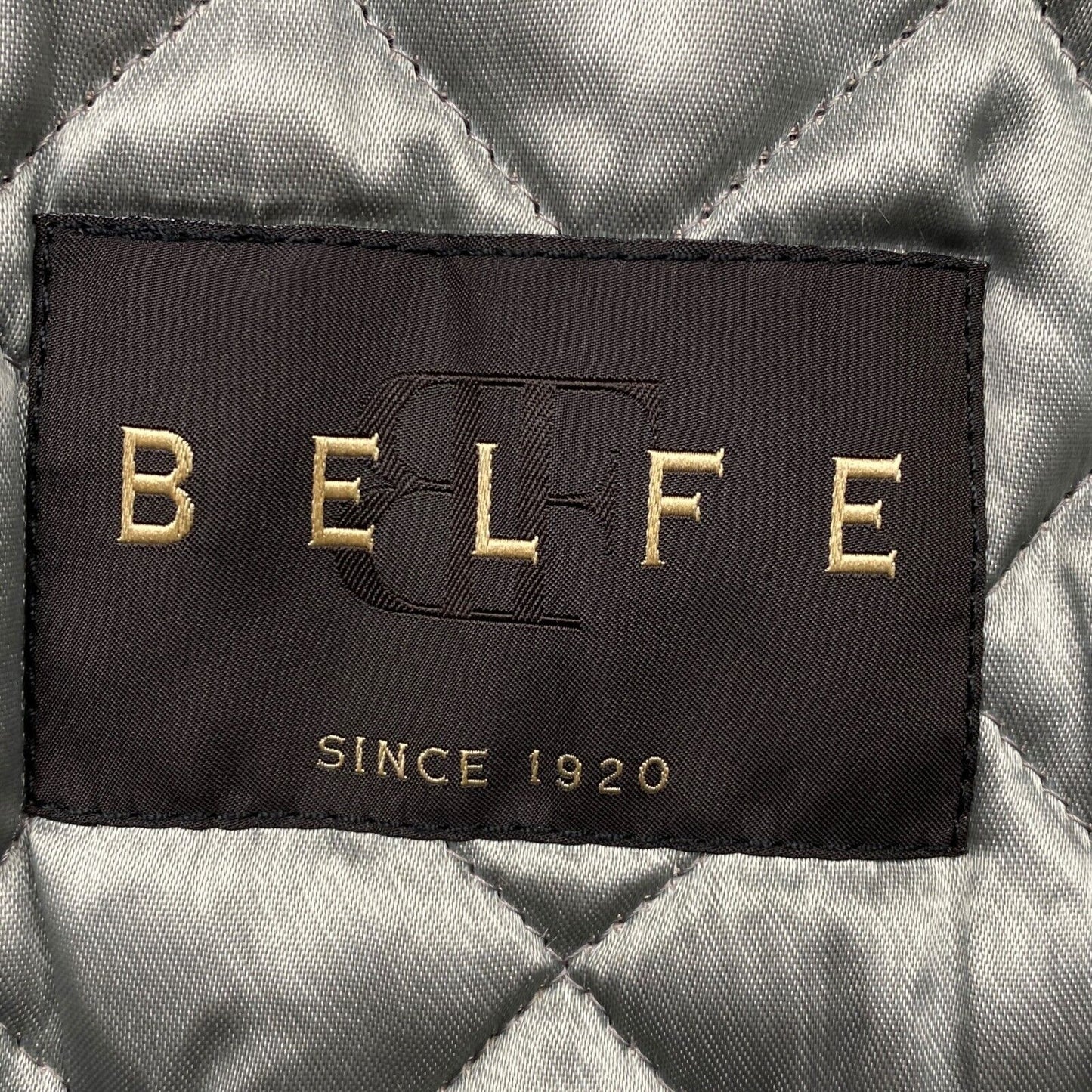 BELFE Black Cotton Blend Belted Jacket Coat Size IT 44 EU 40 UK 10 US 8