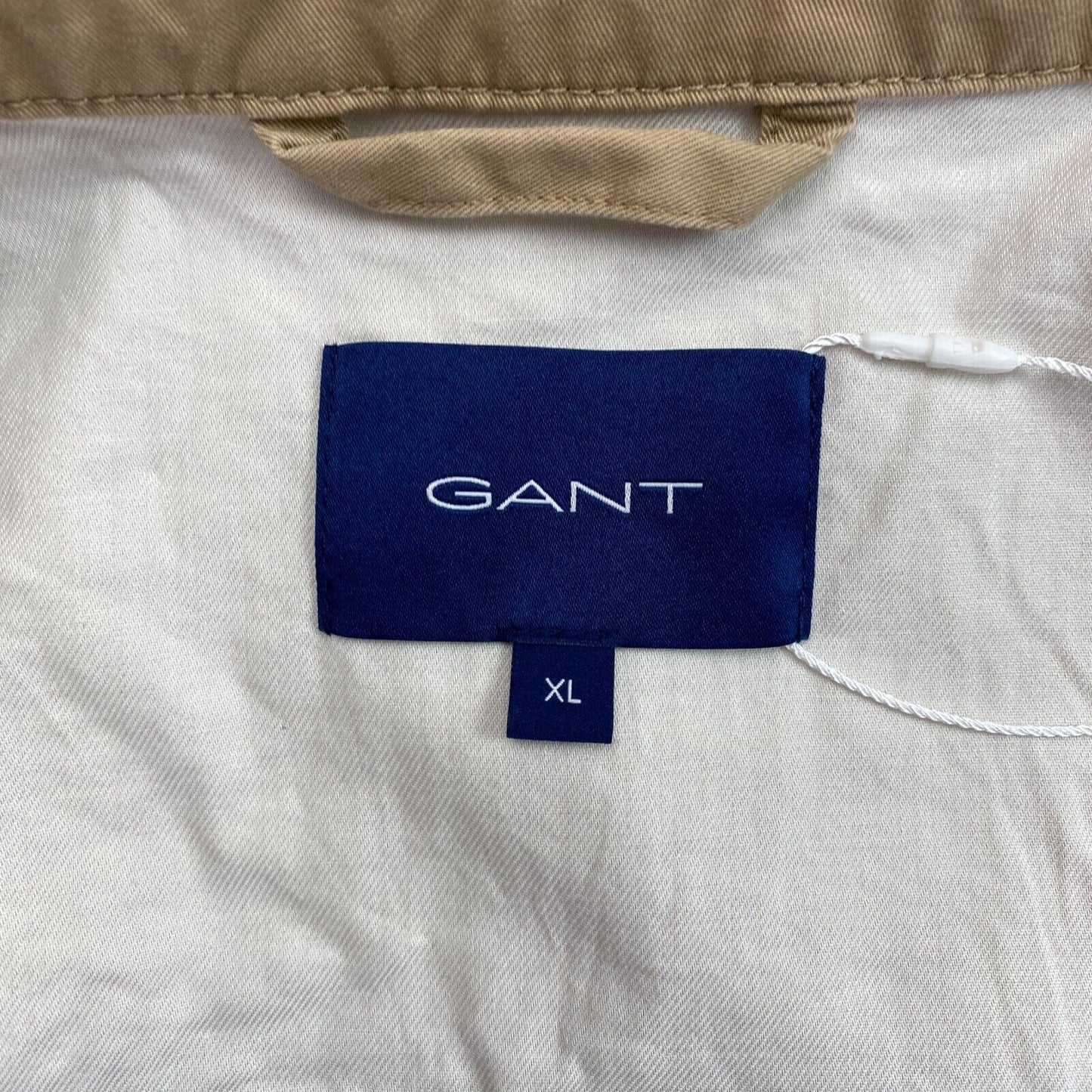 GANT Brown The Cotton Wind Cheater Jacket Coat Size XL