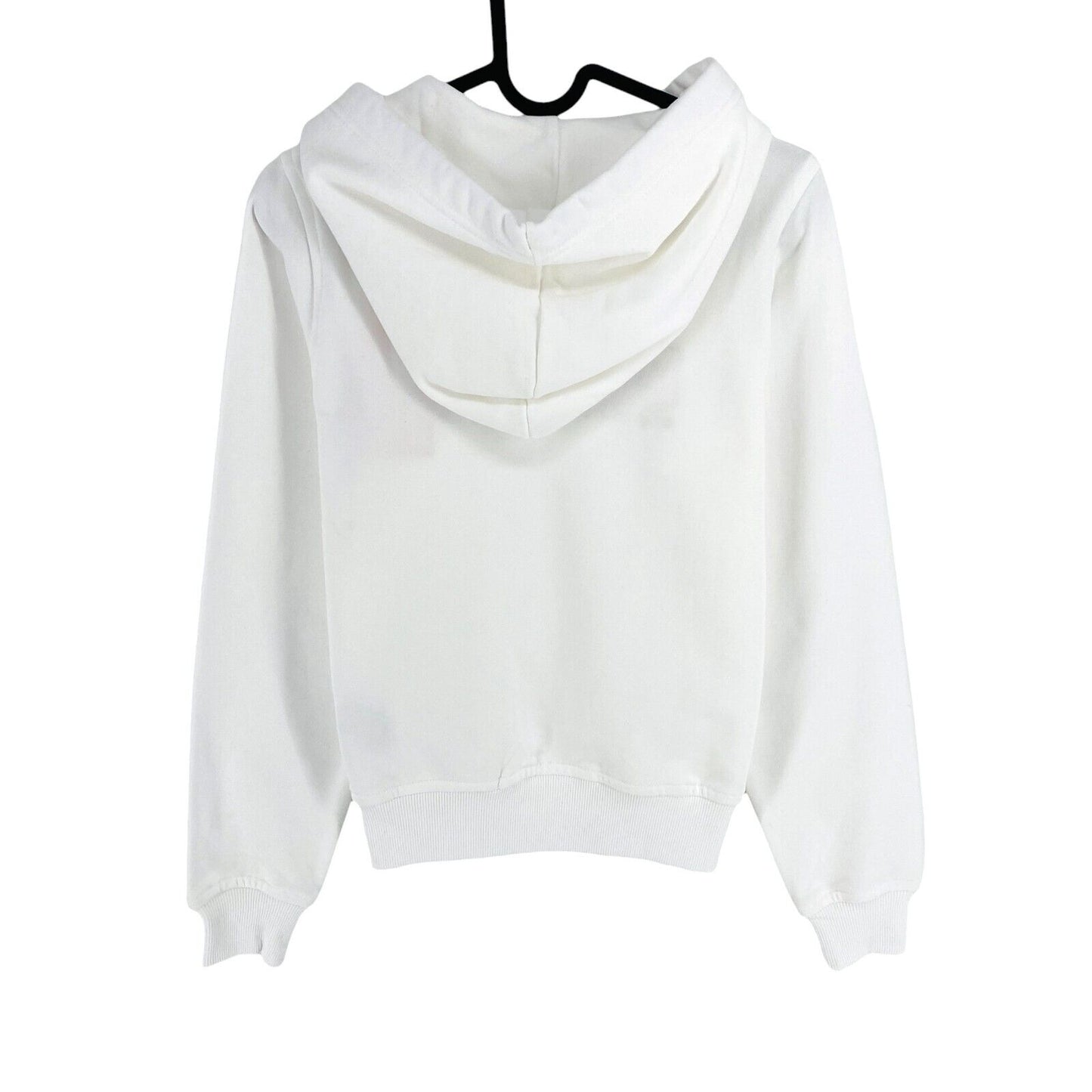 DIESEL Women White M_REGGY_HOOD_DIV Hoodie Jumper Sweater Size 2XS XXS