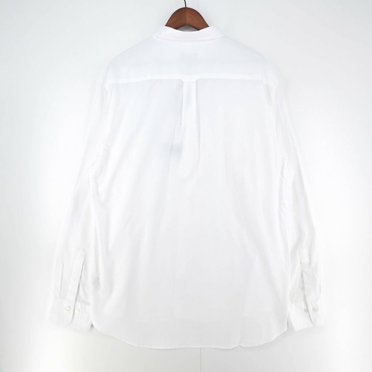 GANT White Tech Prep Oxford Plain Regular Shirt Size 2XL 45/46 18