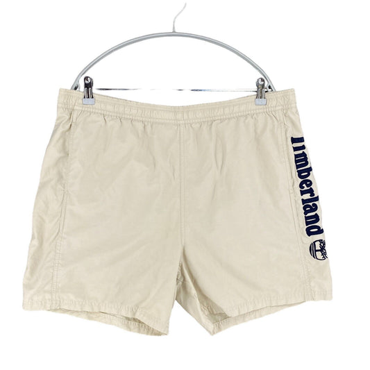 Timberland Beige Cotton Blend Activewear Shorts Size L