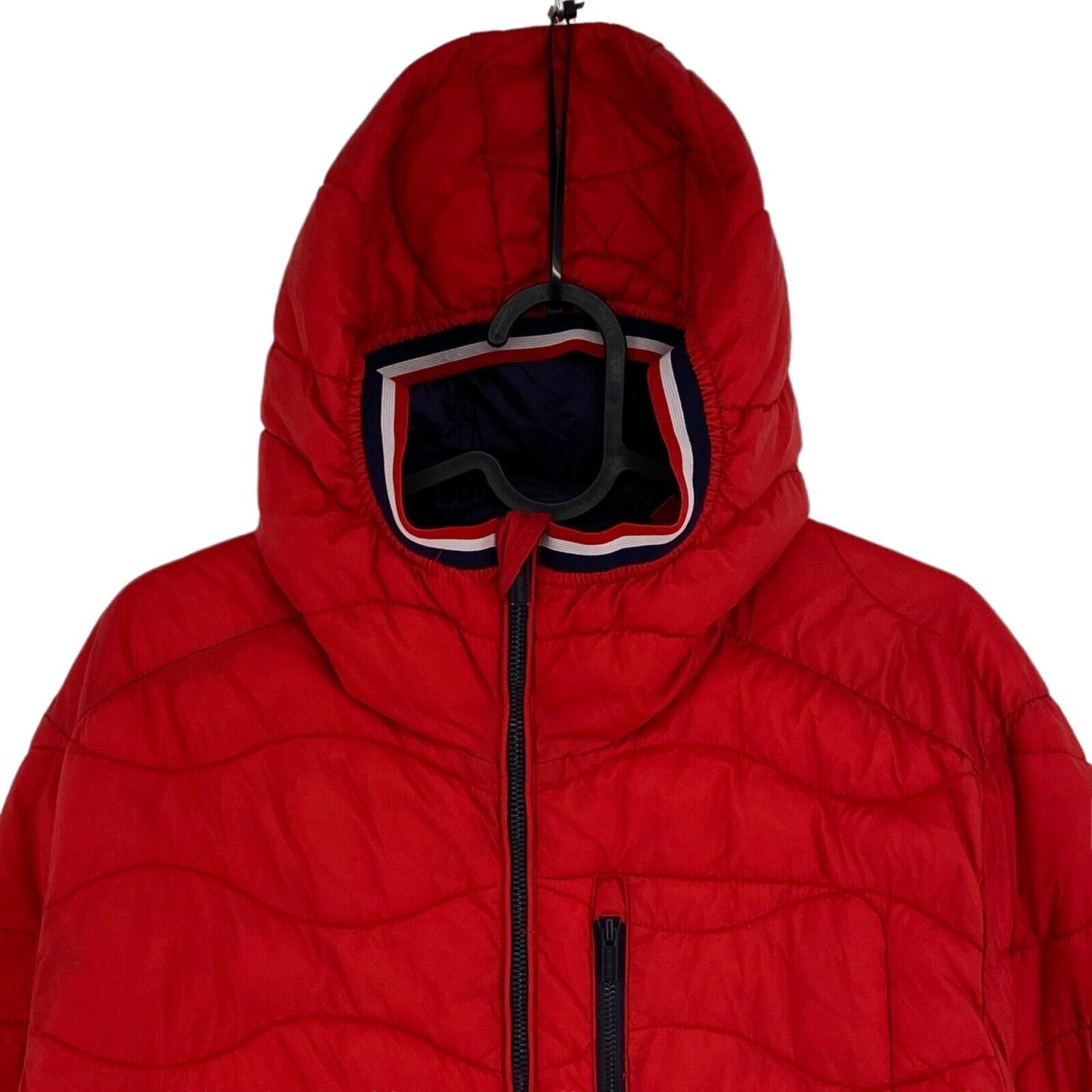 SUPERDRY SPORTSWEAR INTERNATIONAL Orange Hooded Padded Jacket Coat Size M