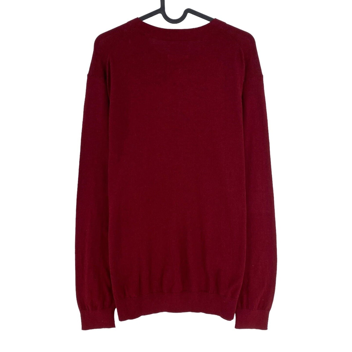 GANT Dark Red Cotton Cashmere Crew Neck Sweater Jumper Size XL