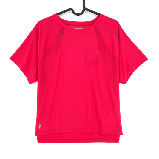 Peak Performance Pink Crew Neck T Shirt Top Size S M