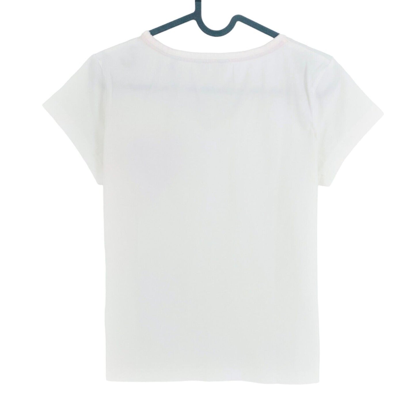 GANT White V Neck T-Shirt Top Size S