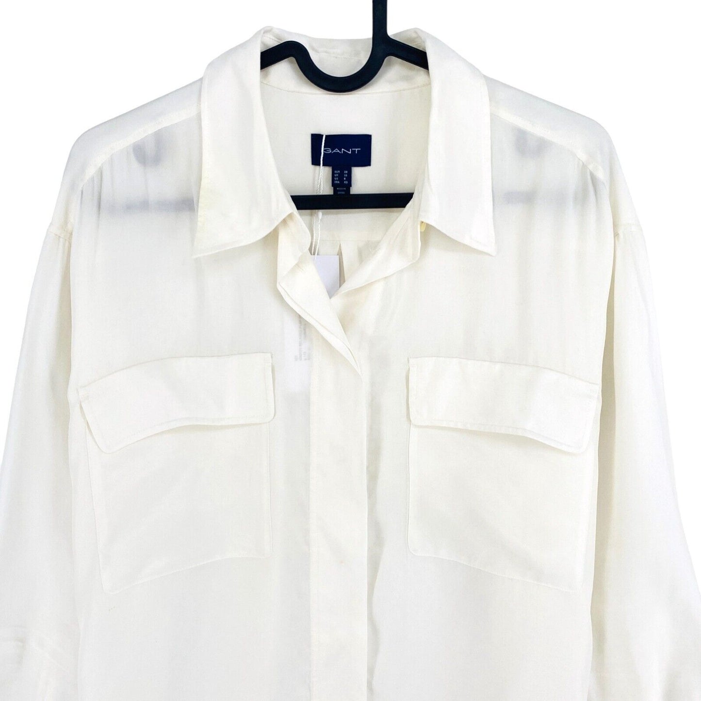 GANT White Relaxed Shirt Size EU 38 UK 10 US 8