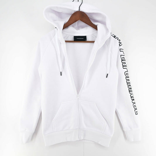 Peak Performance W Sweat Z Blanc Sweat à capuche entièrement zippé Taille XS