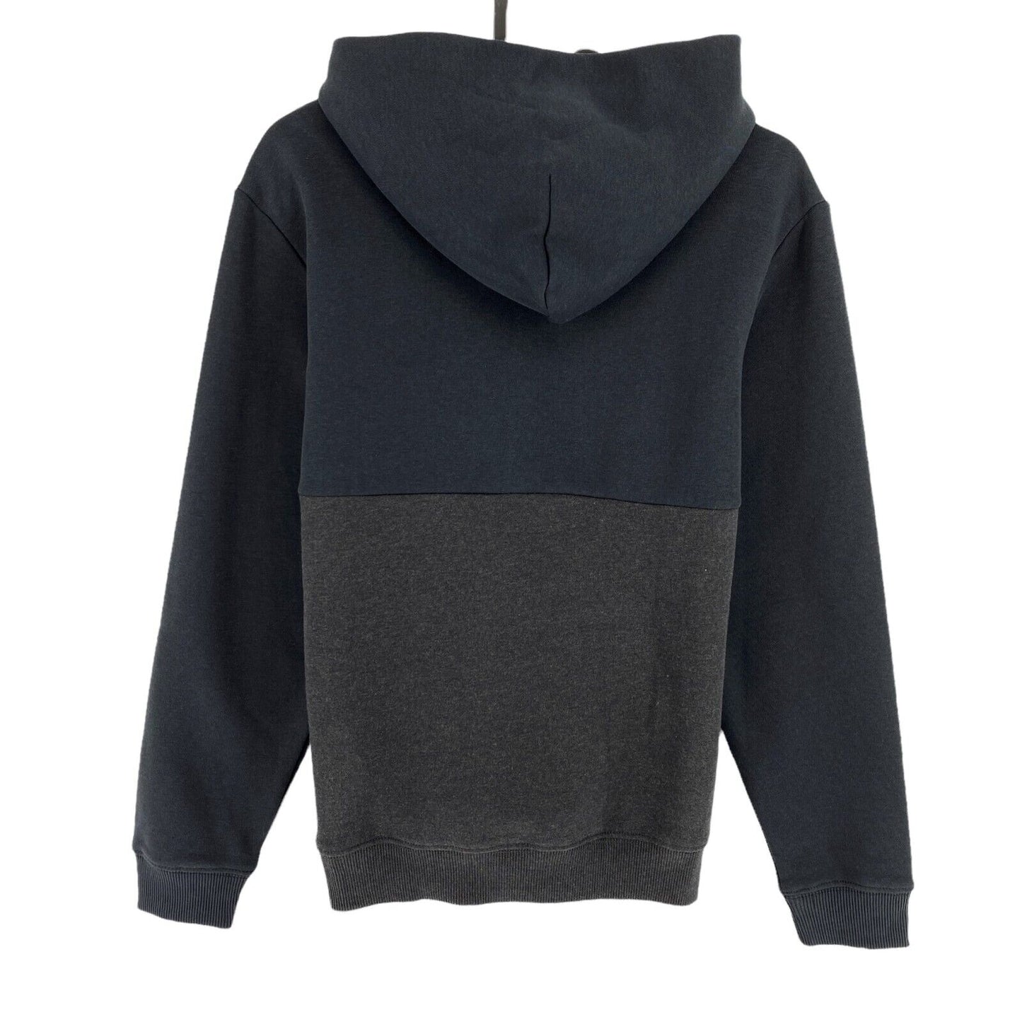 QUIKSILVER Bleu Marine &amp; Gris Logo Sweat à capuche Pull Taille M