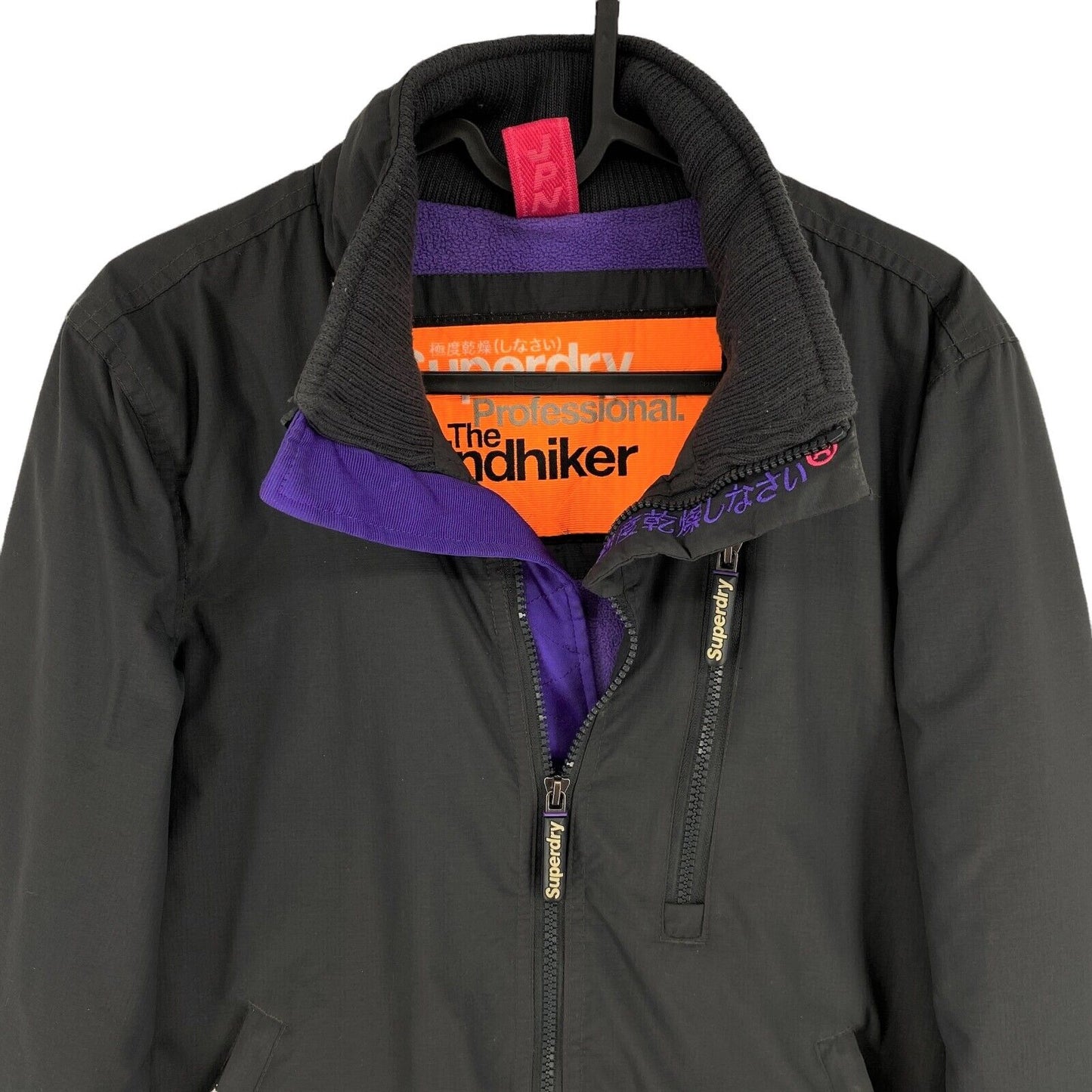 Superdry Professional Veste The Windhiker Gris Foncé Taille S