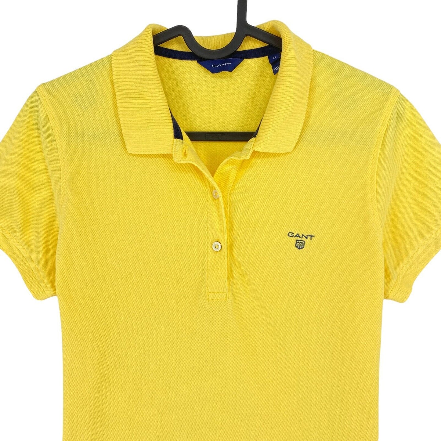 GANT Yellow Original Pique Polo Shirt Size M