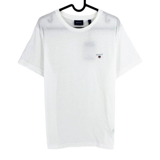 GANT Men White Original Crew Neck Short Sleeves T Shirt Size M