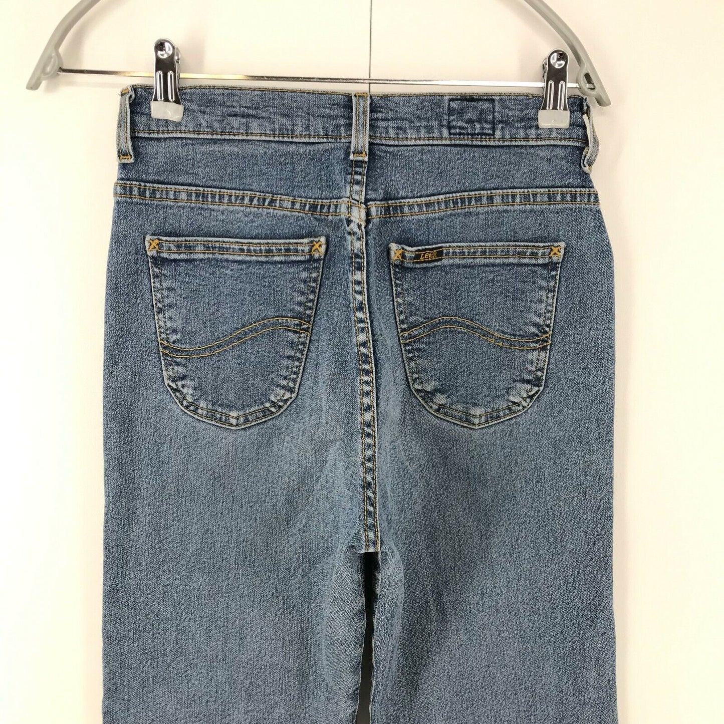 Vintage Lee DALLAS Women Blue Slim Straight Fit Jeans Size W28 L29