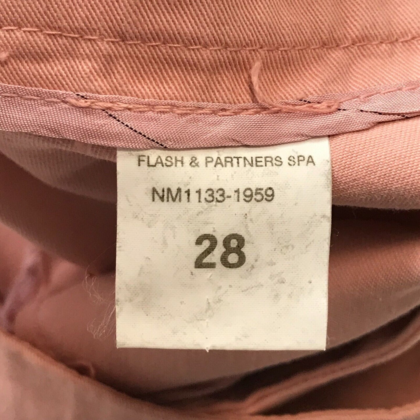 NOLITA Damen Chinohose mit entspannter, konischer Passform, Rosa, Größe W28