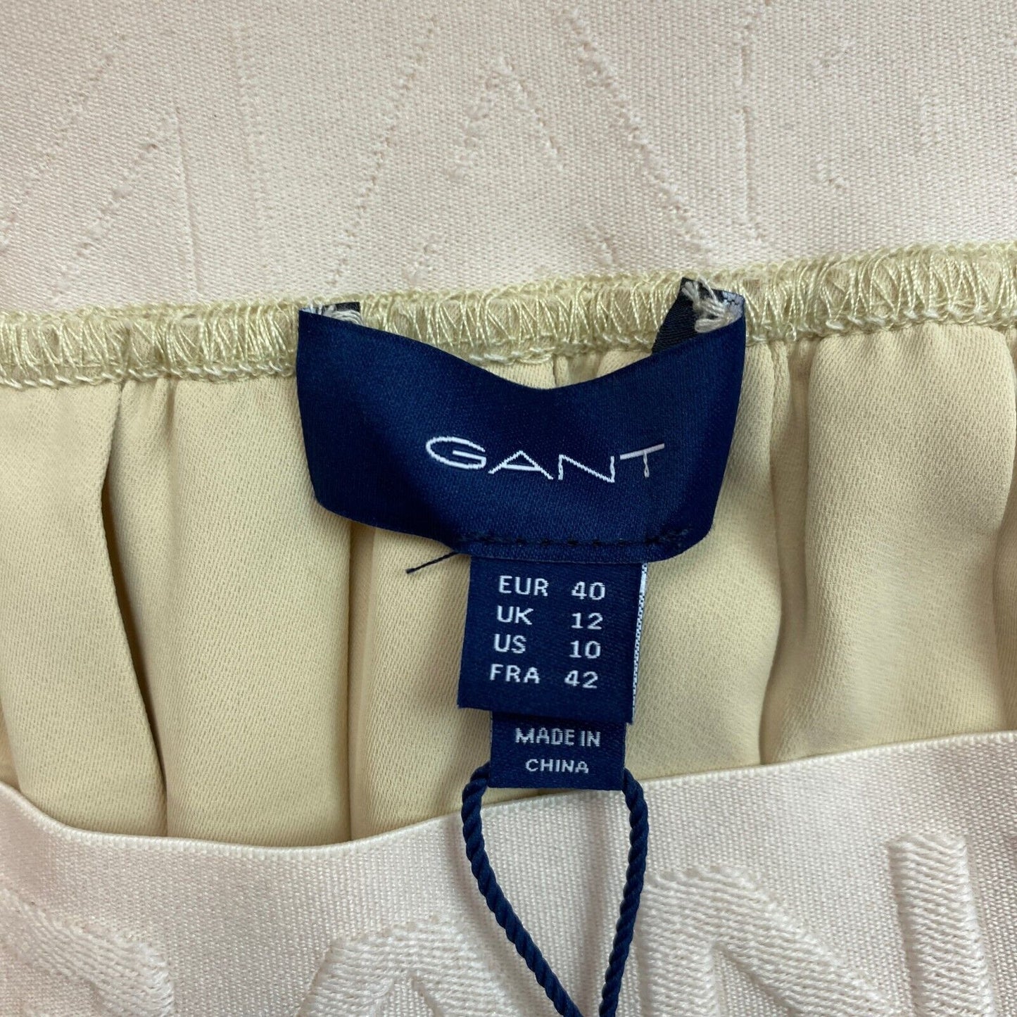 GANT Beige Pleated Skirt Size EU 40 UK 12 US 10