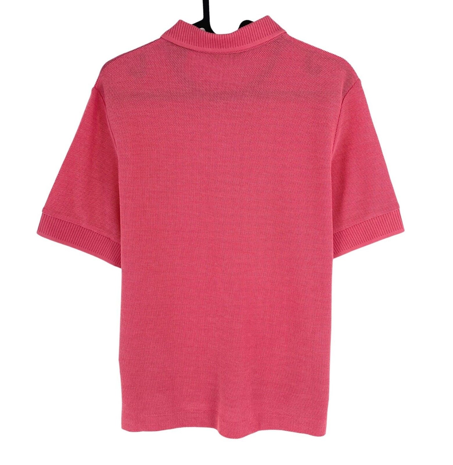 GANT Women Pink Rope Icon Short Sleeves Pique Polo Shirt Size L