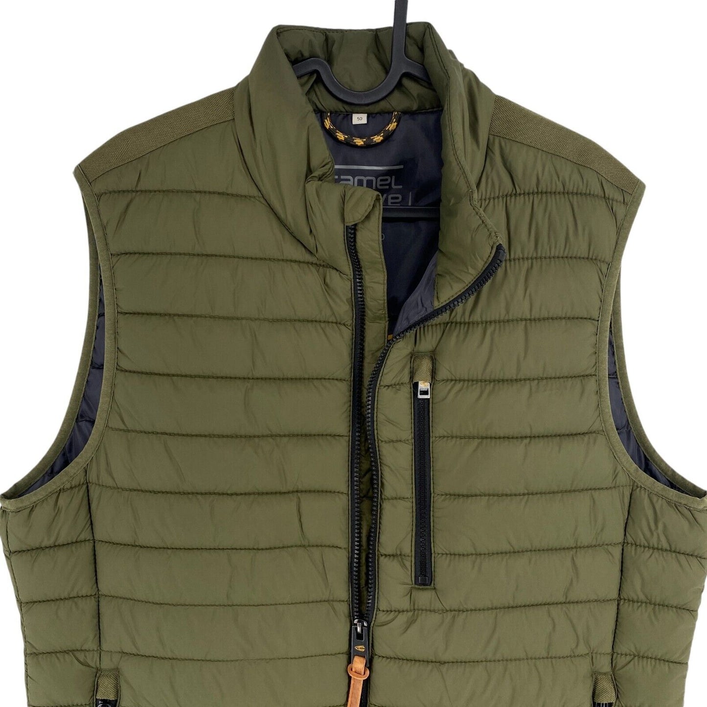 CAMEL ACTIVE Men Dark Green Padded Vest Waistcoat Size EU 50 UK/US 40