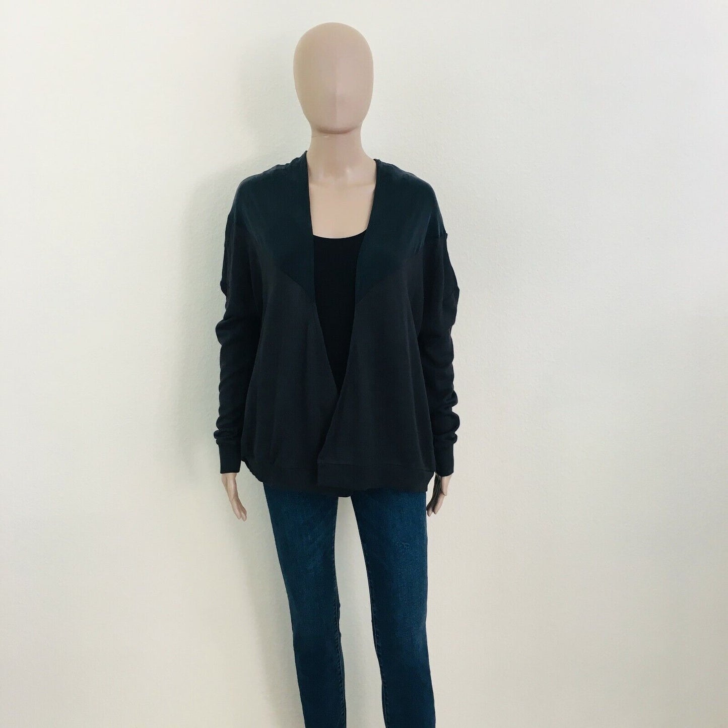 ZARA Black Casual Cardigan Jumper Size S M