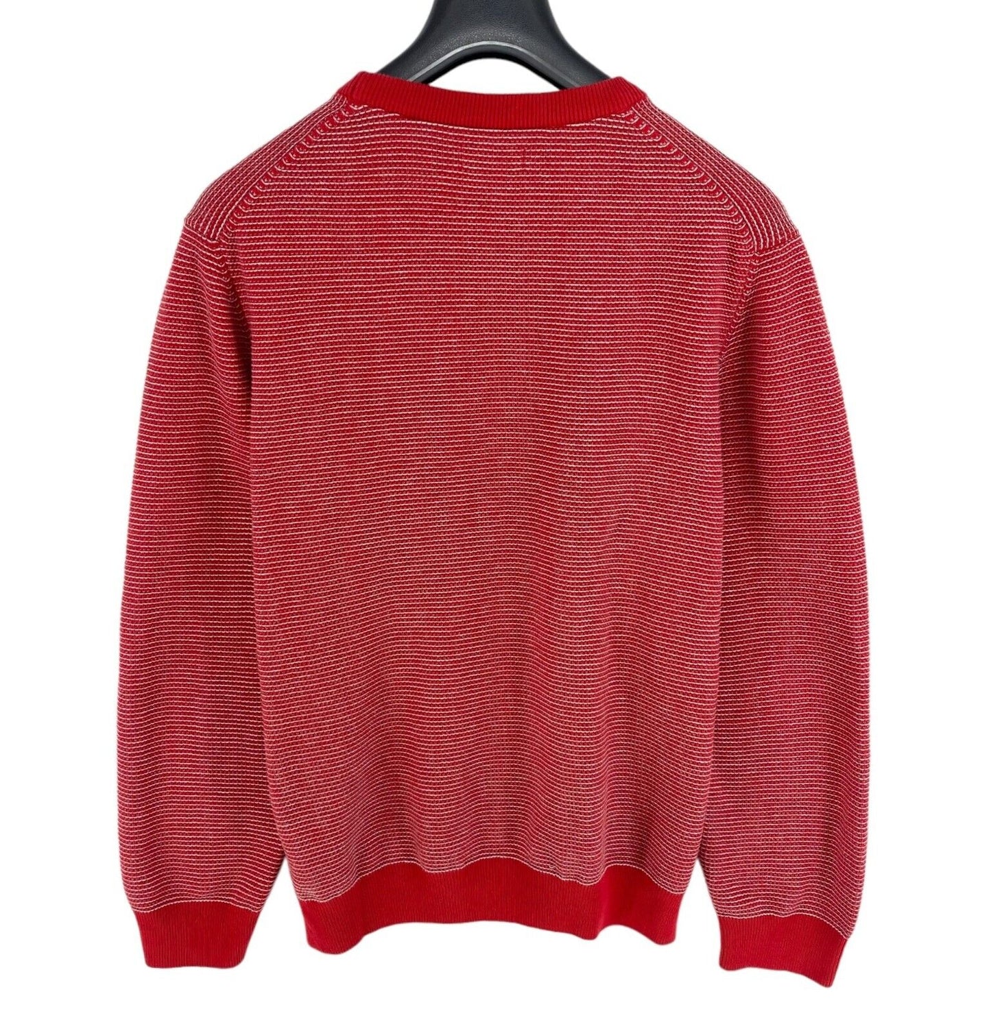 GANT Red Light Texture Crew Neck Sweater Pullover Size XL