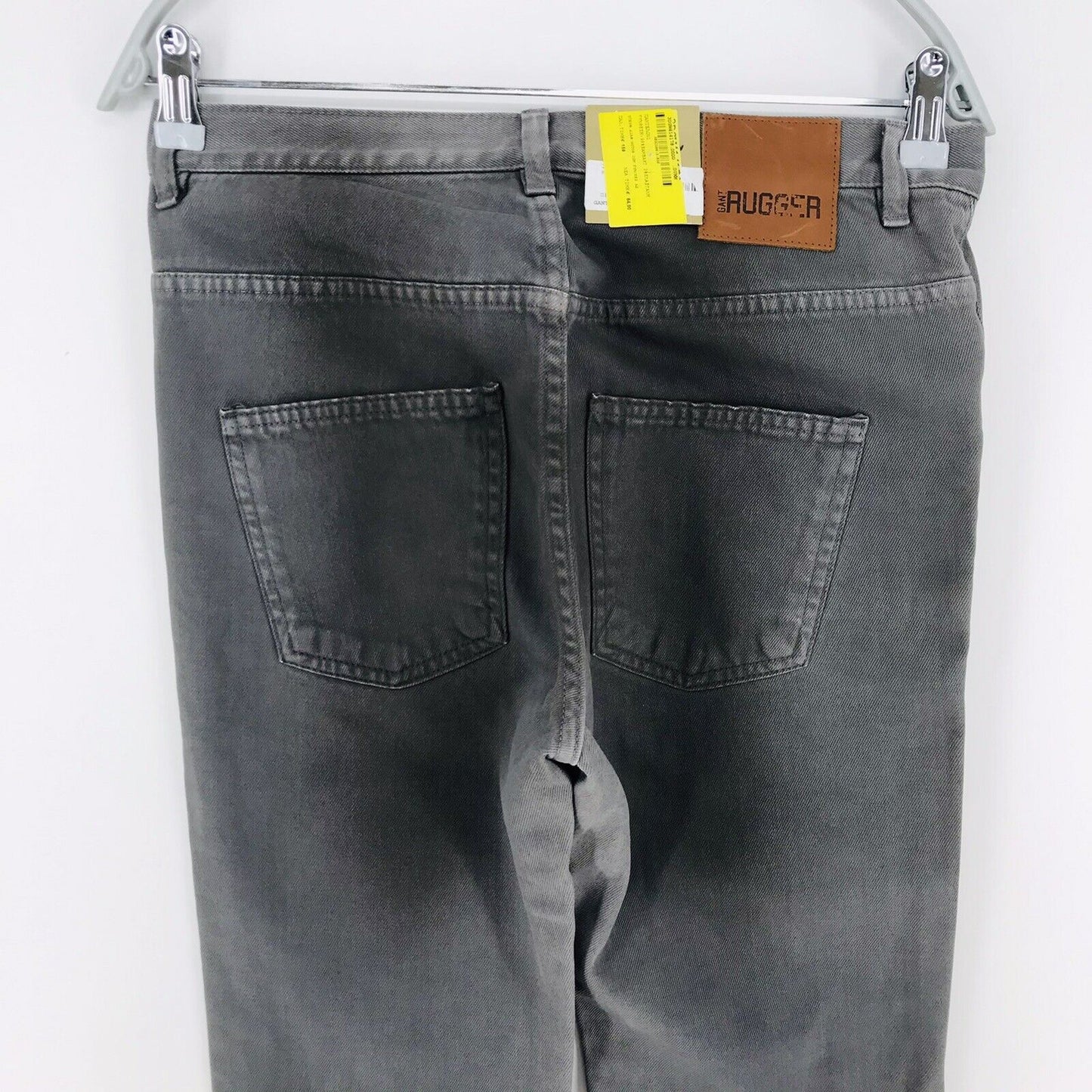 €159 GANT BONNIE Grey High Waist Tight Fit Narrow Jeans W29 L34 Made In Italy