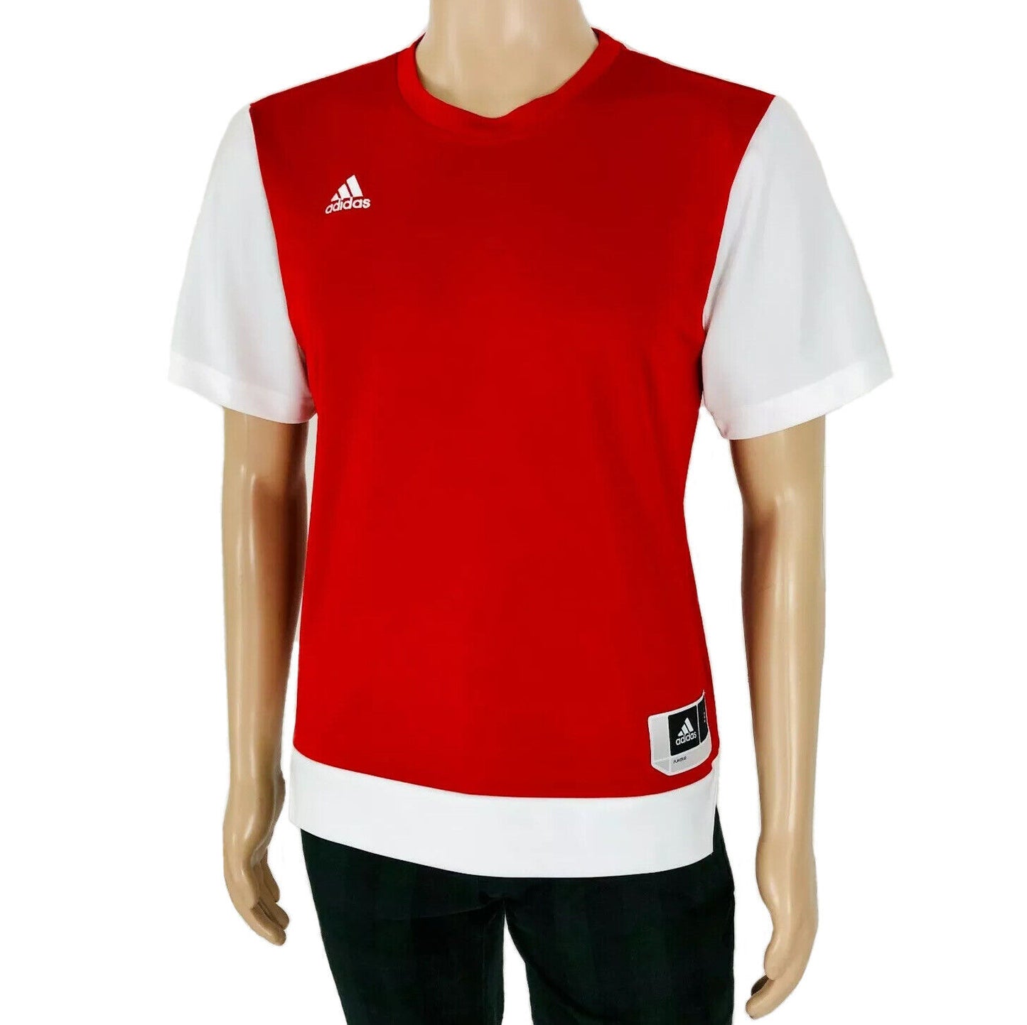 Men‘s Adidas Red Basketball  Top T-Shirt Size S