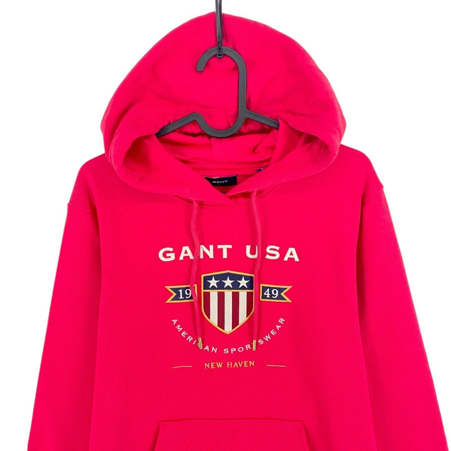 GANT Pink Banner Shield Hoodie Jumper Dress Size XS