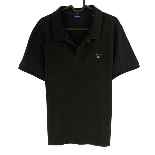 GANT Men Black Original Pique Short Sleeve Polo Shirt Size XL