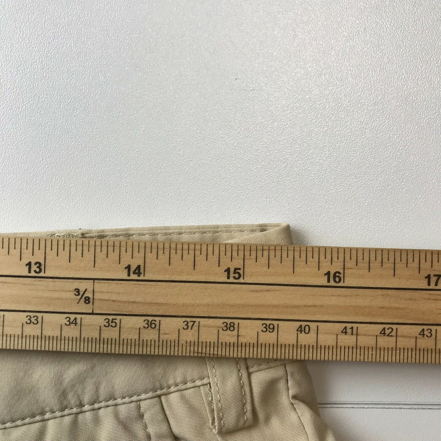 GANT Beige Chinohose mit normaler gerader Passform, Größe 46 W31