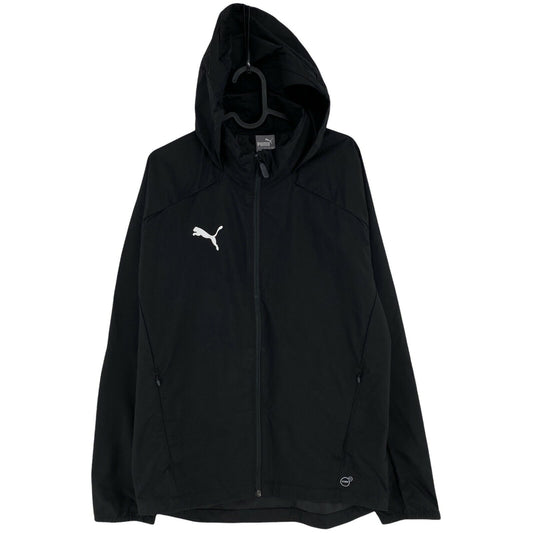 PUMA Black Hooded Jacket Size S