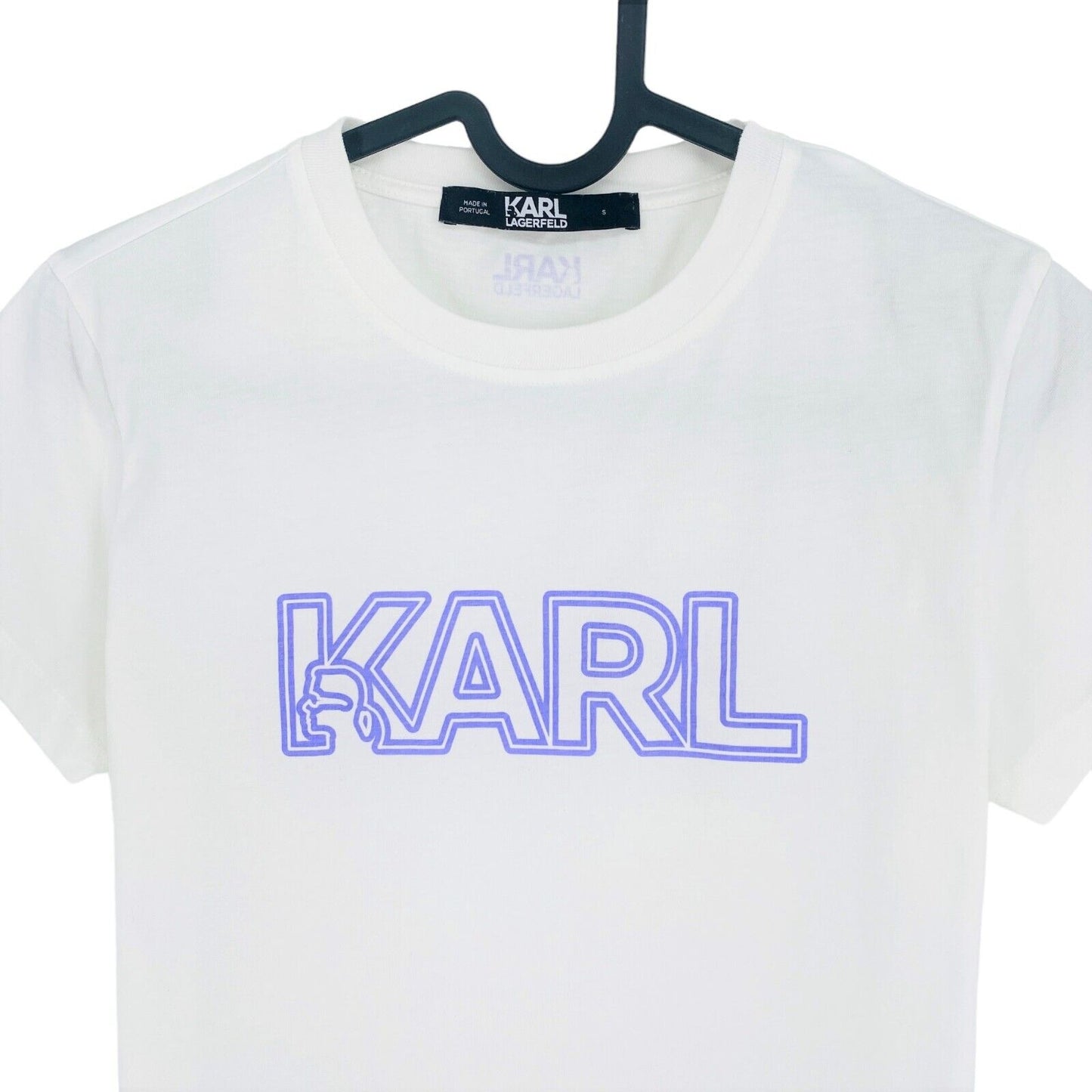 Karl Lagerfeld White Karl SS Crew Neck T Shirt Size S