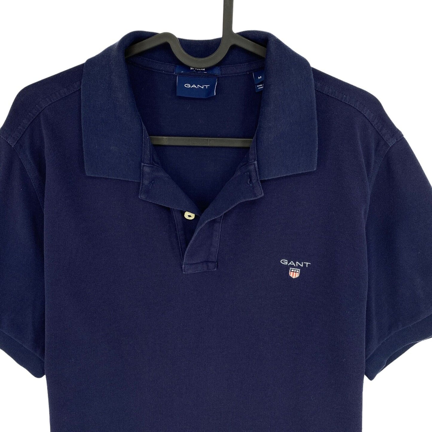 GANT Bleu Marine Original Regular Fit Pique Rugger Polo Taille M