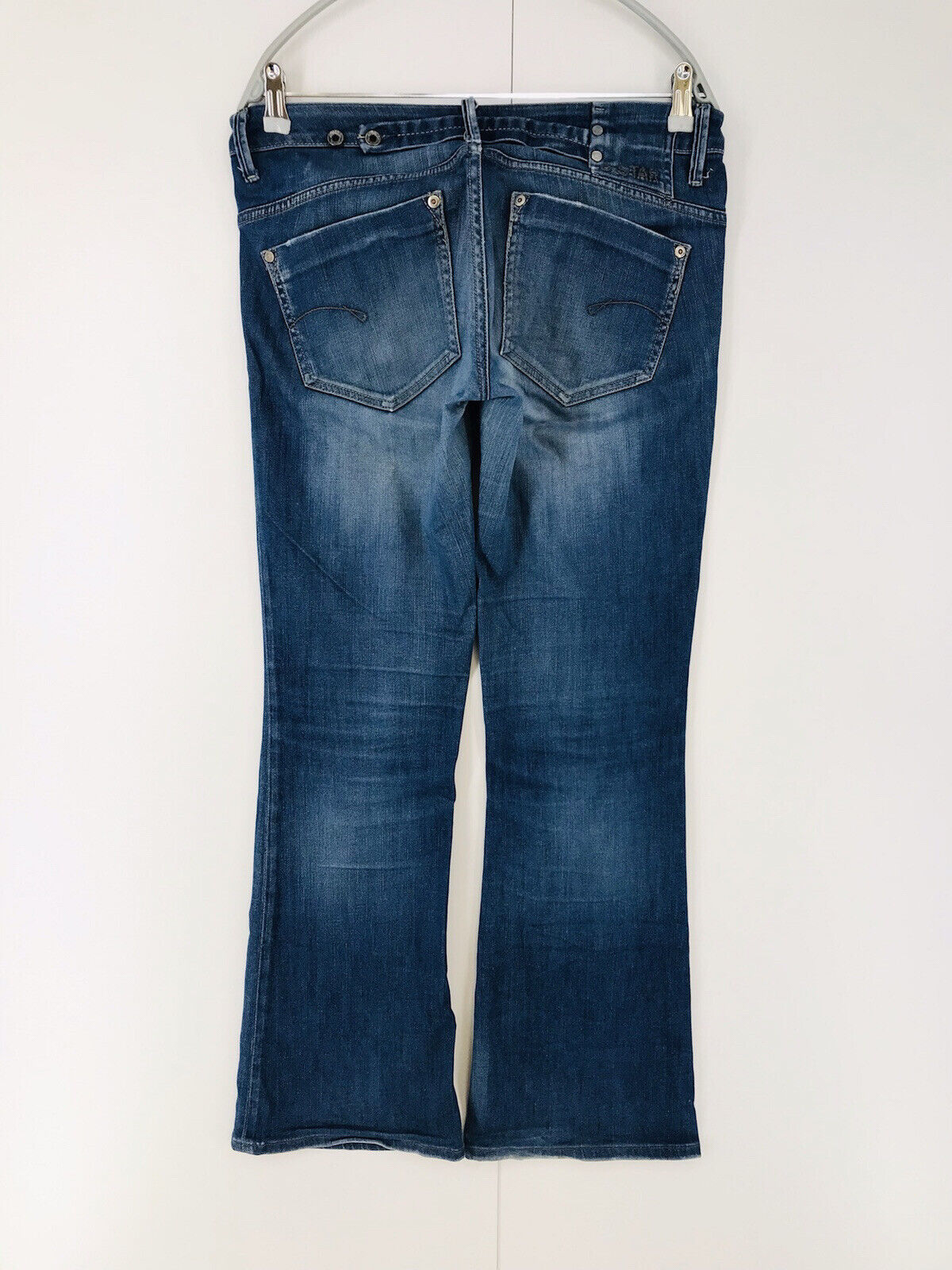 G-STAR RAW MIDGE BOOTLEG Femme Bleu Bootcut Fit Jeans W30 L32