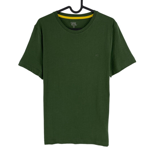 CAMEL ACTIVE T-shirt vert à col rond Taille S