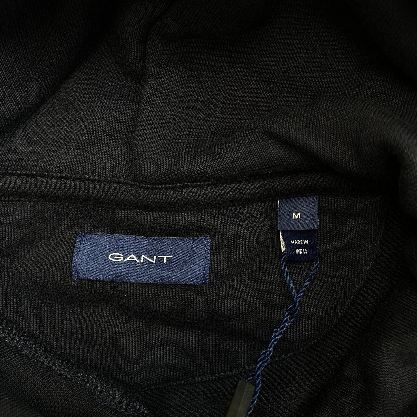 GANT Navy Blue Tonal Archive Shield Hoodie Dress Size M