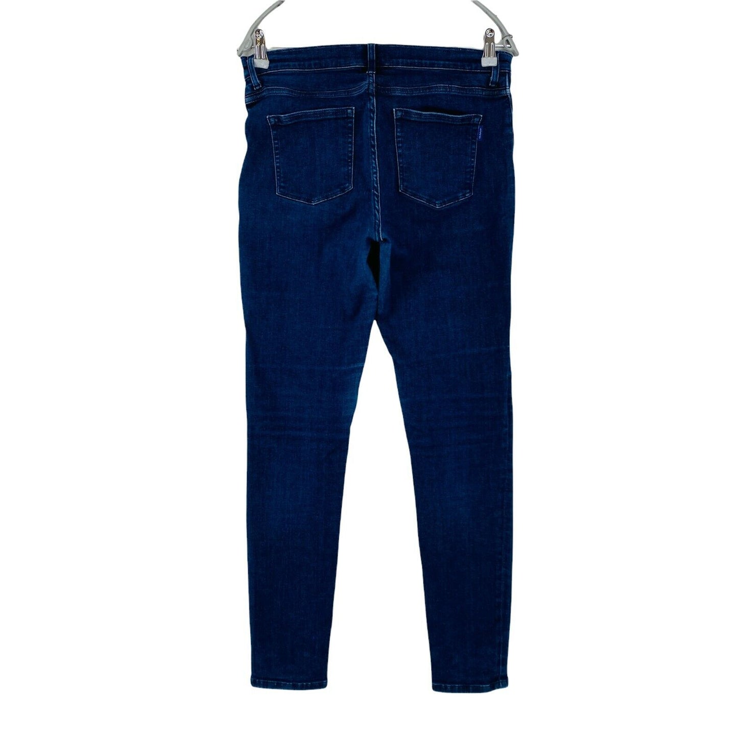 GANT Damen Jeans, Skinny Fit, Jeggings, Dunkelblau, Größe L W30