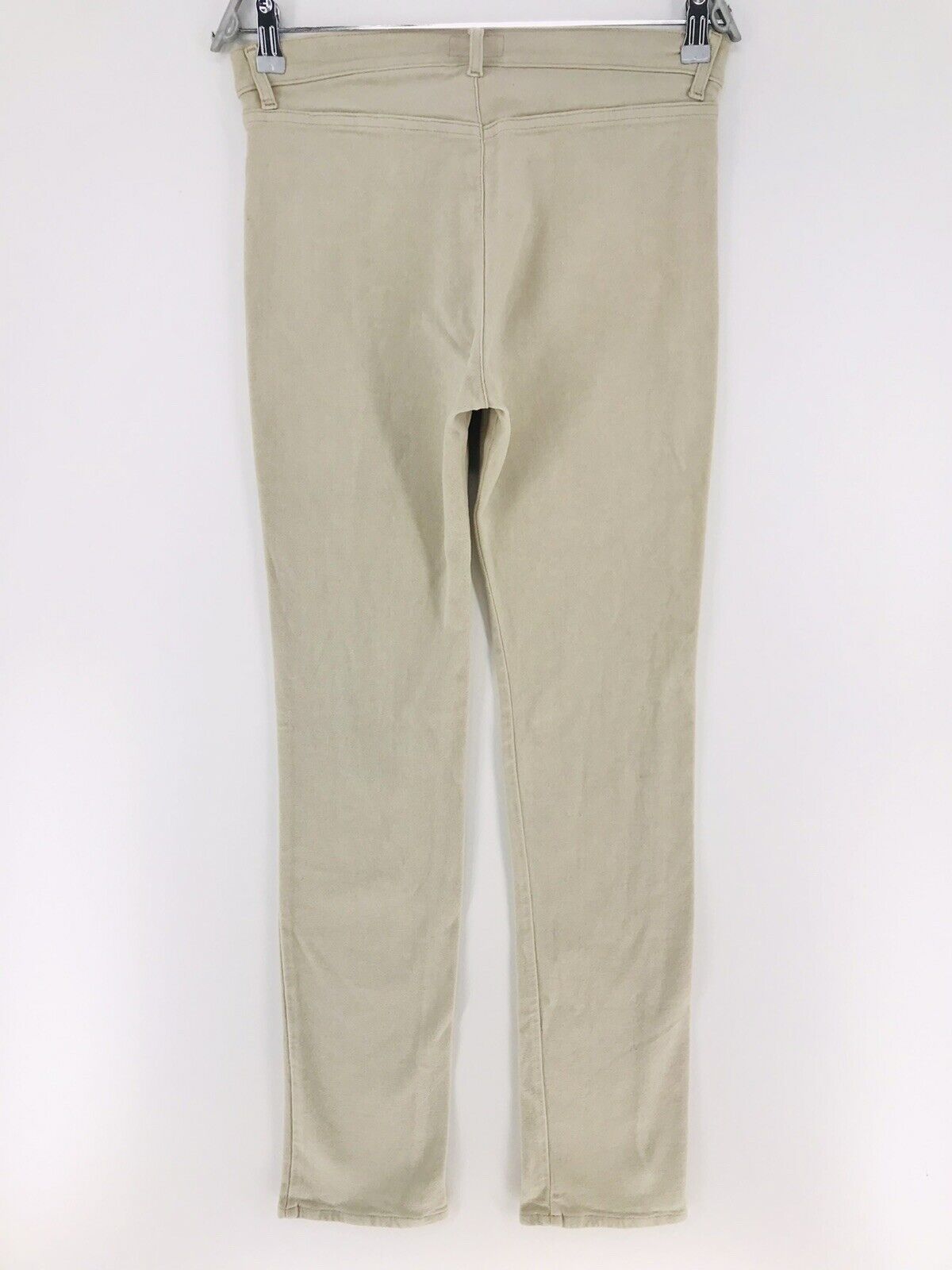 Invicta Women Beige Stretch Regular Straight Fit Pants Trousers W30