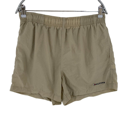 TOMMY HILFIGER Hellbraune Bademode Badehose Shorts Größe M