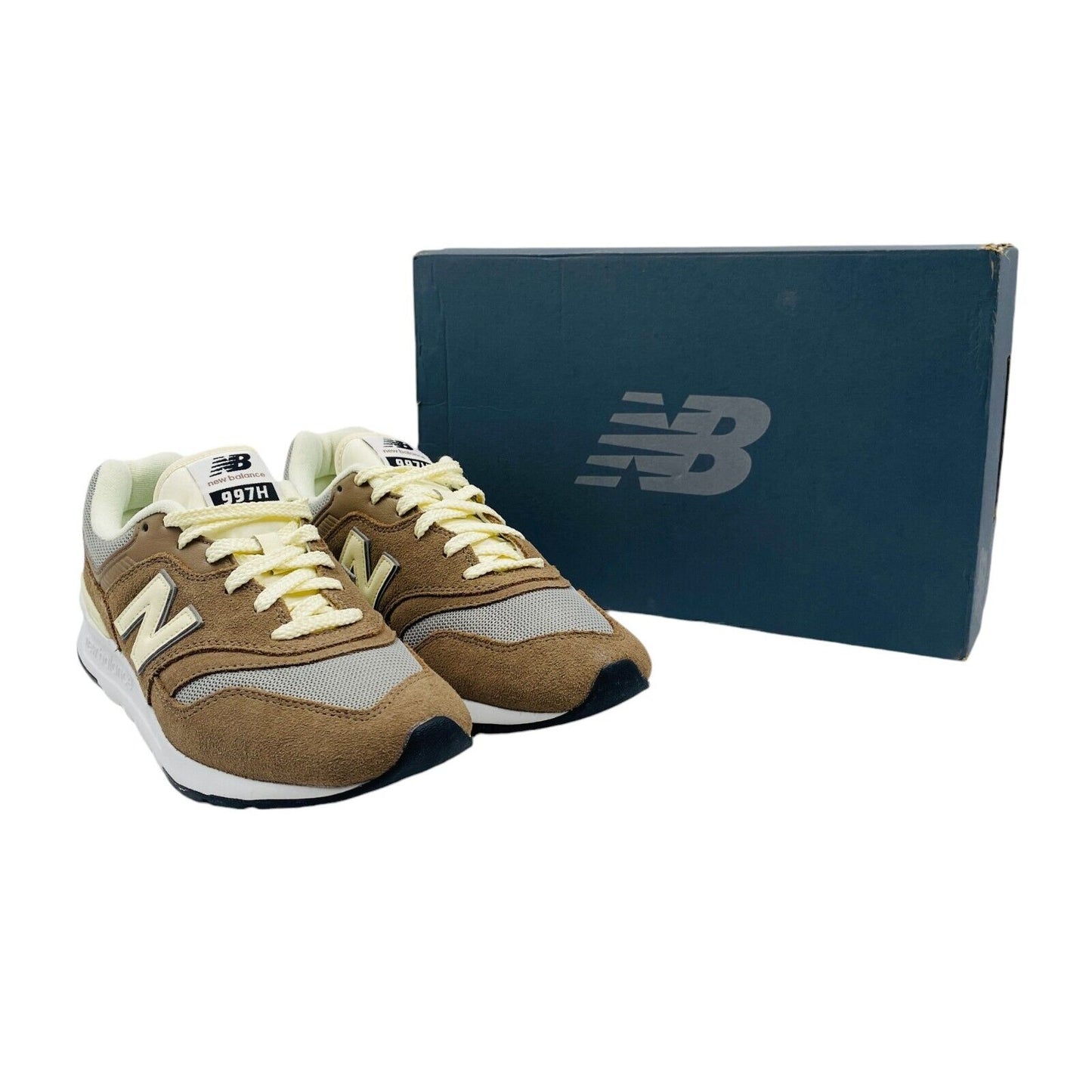 New Balance Mens Brown Lace Up Suede Leather Shoes Sneakers EUR 40.5 UK 7 US 7.5